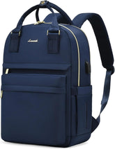 LOVEVOOK Laptop Backpack for Women 15.6 Inch Laptop Bag with USB Port, Fashion Waterproof Backpacks Teacher Nurse Stylish Travel Bags Vintage Daypacks Bookbag for College School Work