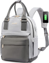 LOVEVOOK Mini Backpack for Women Stylish Waterproof Backpack Purse with USB Port, Cute Bookbag for College School Travel