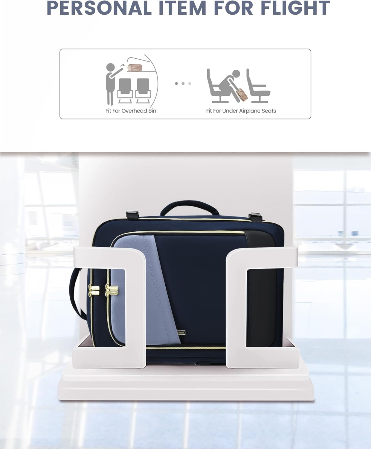 LOVEVOOK Travel Backpack for Women, 40L Carry On Backpack Flight Approved, Large Personal Item Bag Fits 17 inch Laptop, TSA Approved Luggage with 3 Packing Cubes,Waterproof Weekender Gym Daypack