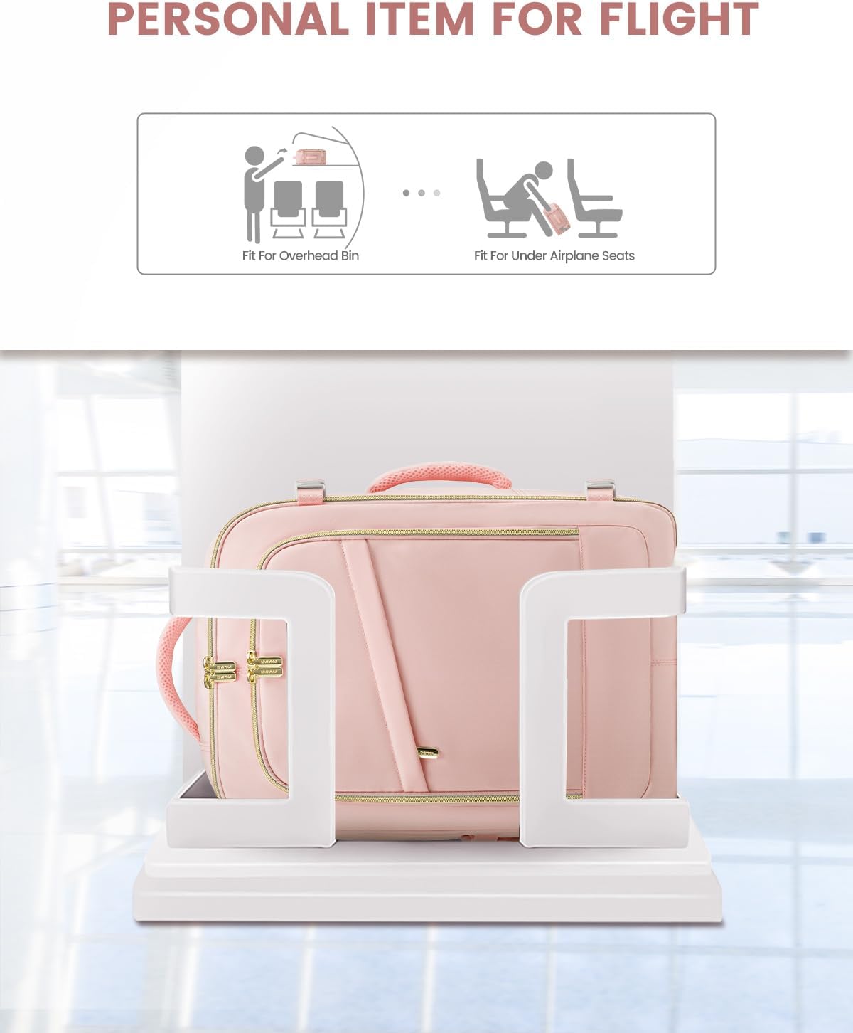 LOVEVOOK Travel Backpack for Women, 40L Carry On Backpack Flight Approved, Large Personal Item Bag Fits 17 inch Laptop, TSA Approved Luggage with 3 Packing Cubes,Waterproof Weekender Gym Daypack