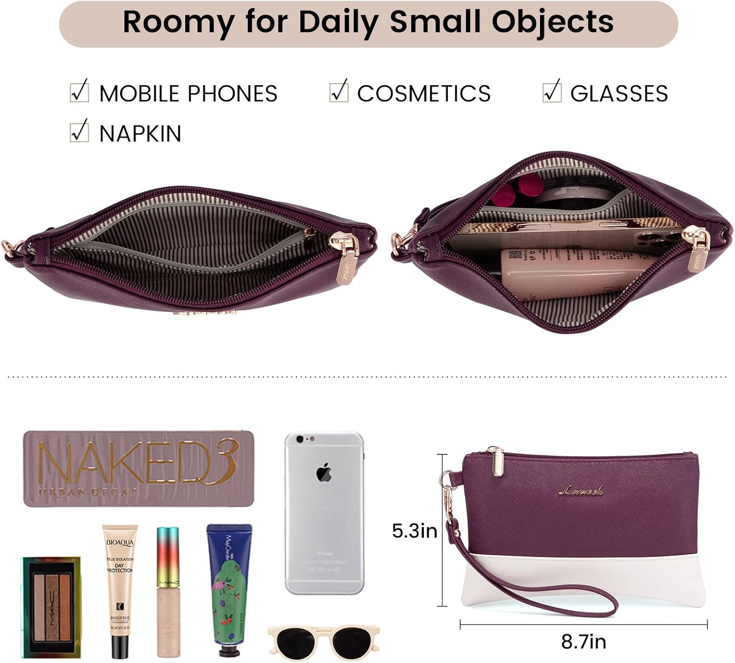 LOVEVOOK Laptop Bag for Women 15.6 Inch Tote Work Professional Leather Computer Briefcase Waterproof Handbag Shoulder Large Capacity Business Teacher Office Crossbody Purse