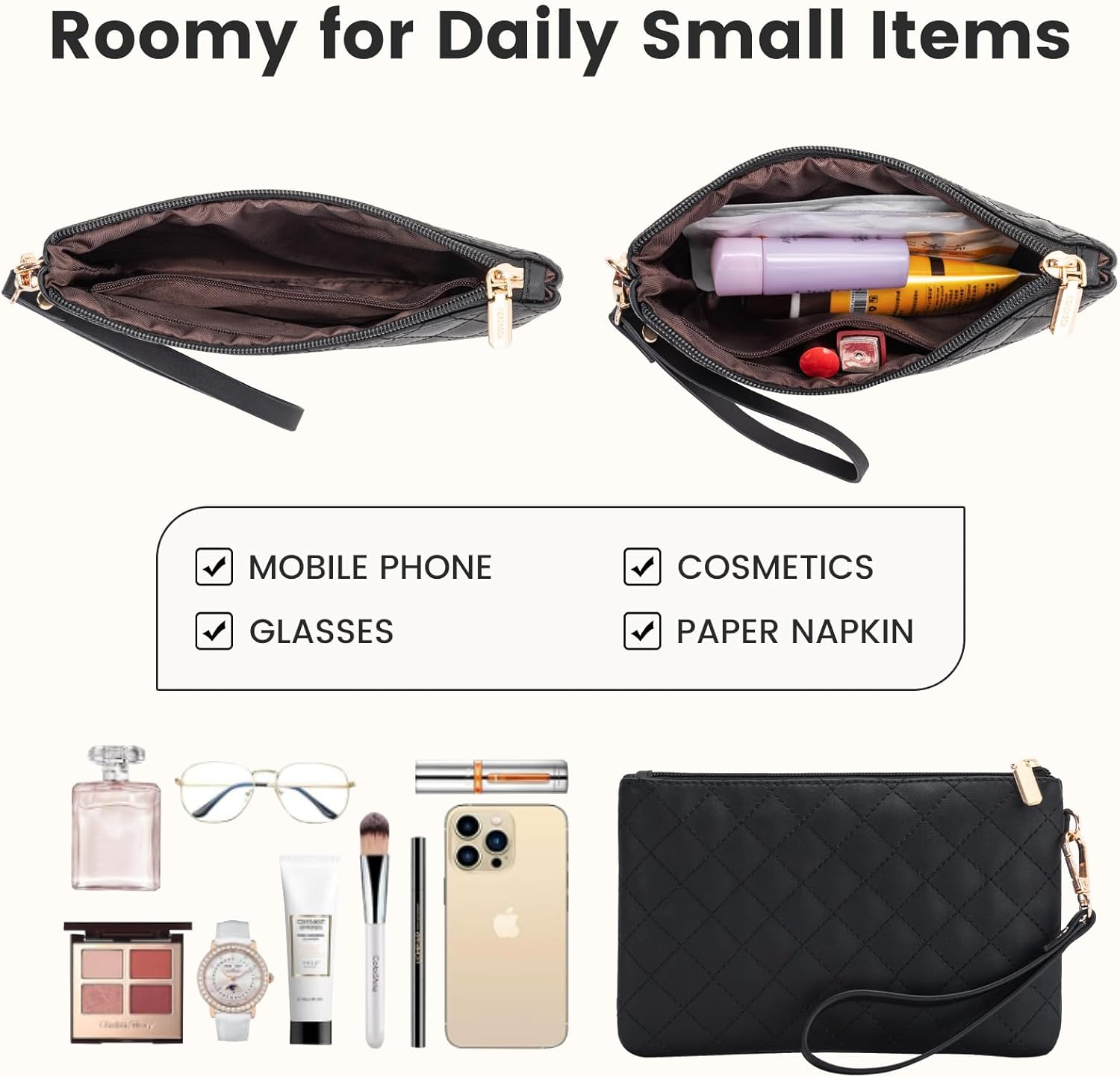 LOVEVOOK Laptop Bag for Women 15.6 inch Canvas Laptop Tote Bag, Large Capacity Work Bag with Clutch Purse, Computer Bag Office Business Briefcase, Casual Handbag for Travel College Teacher School