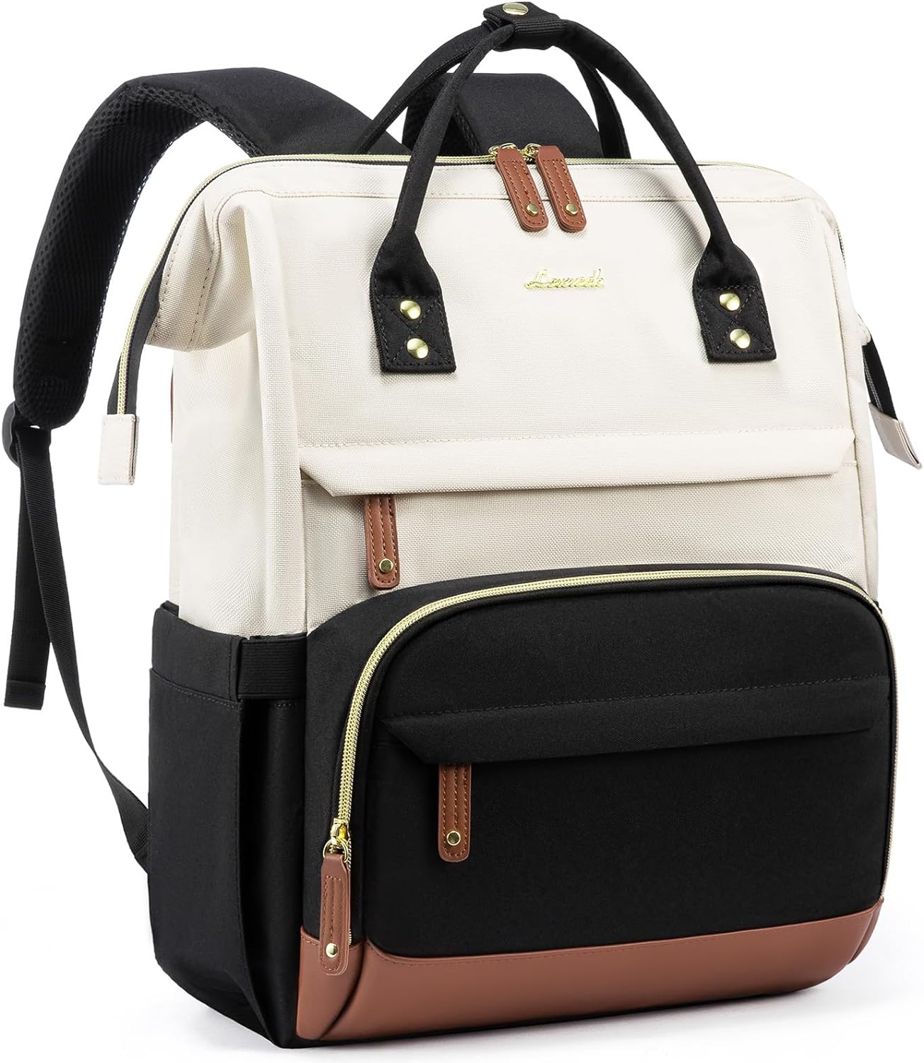 LOVEVOOK Laptop Backpack for Women, 15.6 Inch Work Business Backpacks Purse with USB Port, Large Capacity Nurse Bag College Bookbag for School, Waterproof Casual Daypack for Travel
