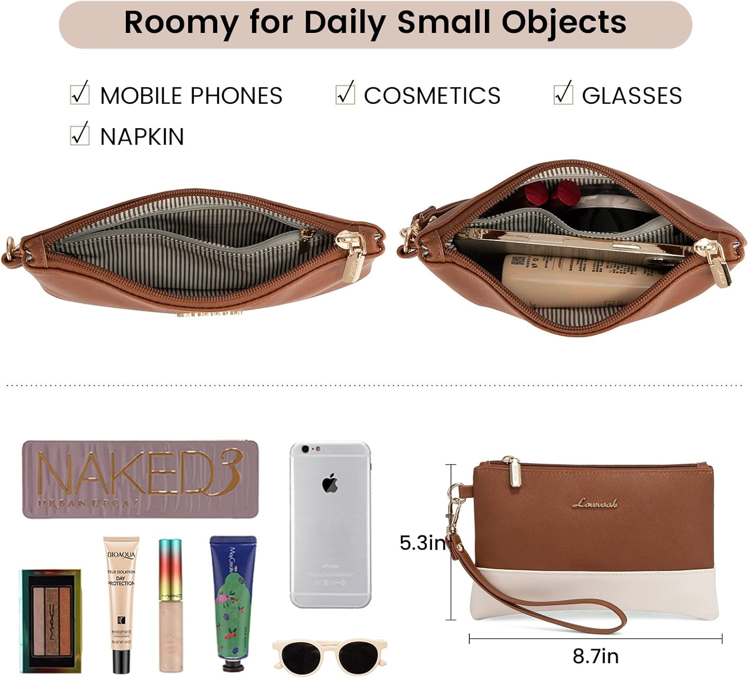 LOVEVOOK Laptop Bag for Women 15.6 Inch Tote Work Professional Leather Computer Briefcase Waterproof Handbag Shoulder Large Capacity Business Teacher Office Crossbody Purse